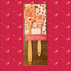 Valentine's Day Gnome Silicone Spatula Set of 2, There's Gnome One Like You